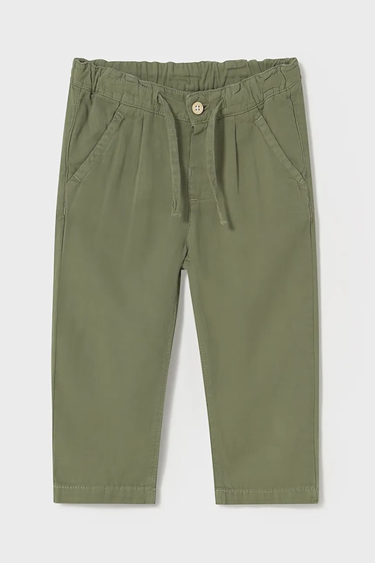 

Детские брюки relaxed fit с добавлением льна Mayoral, зеленый