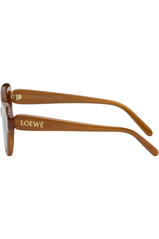 Loewe Узкие солнцезащитные очки «Оранжевый лебедь» — фото 3