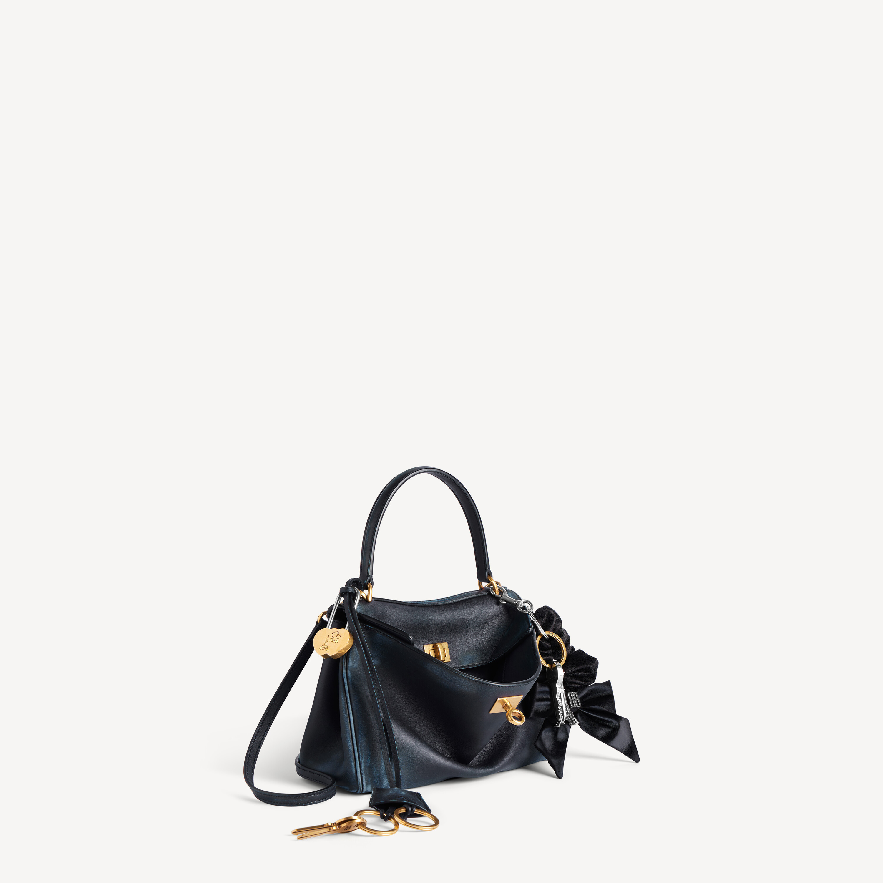 Женская мини-сумка rodeo с подвесками, цвет морской синий BALENCIAGA, морской синий — фото 2