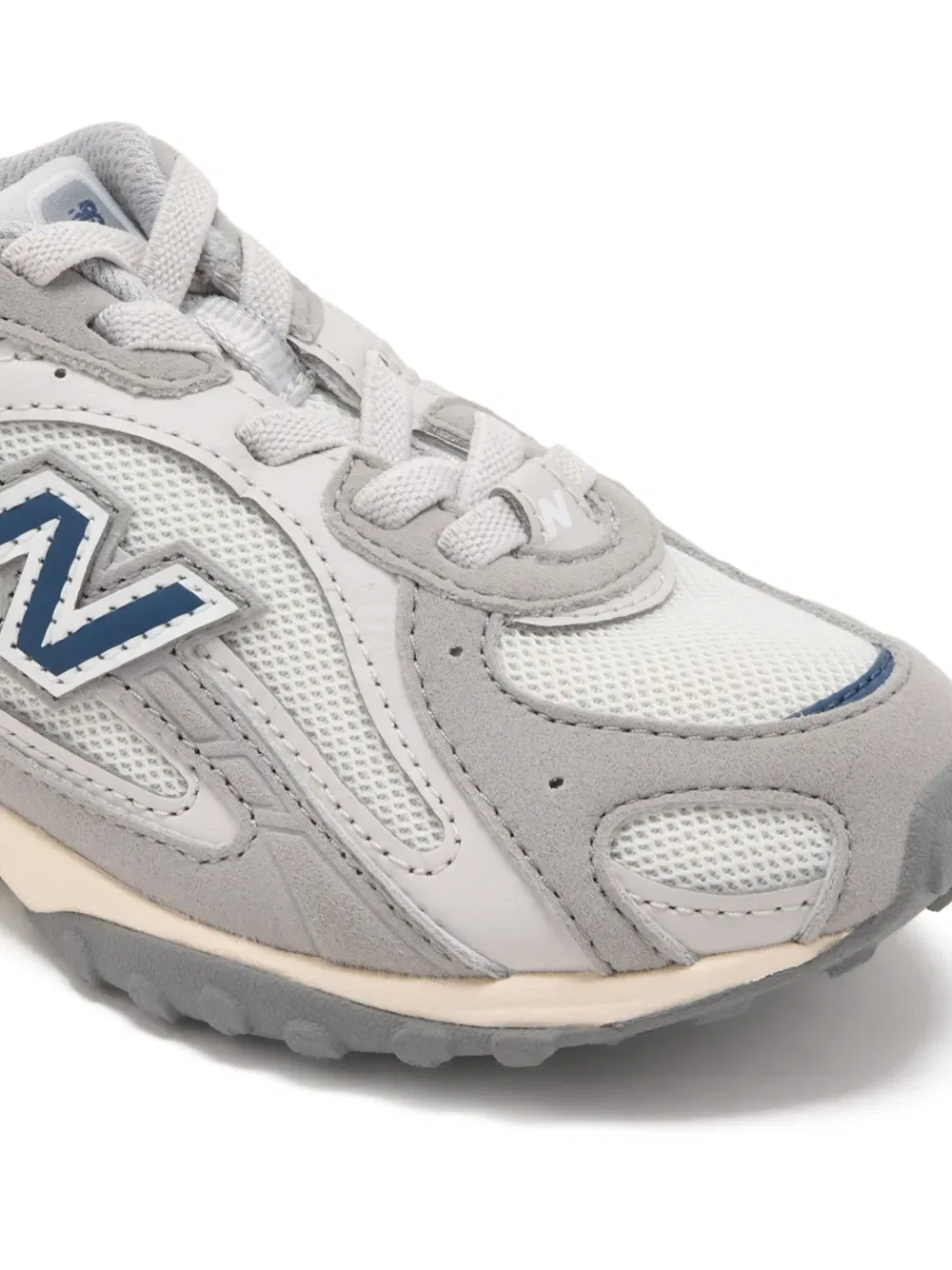 Кроссовки 204L с эластичными шнурками New Balance Kids, серый — фото 4