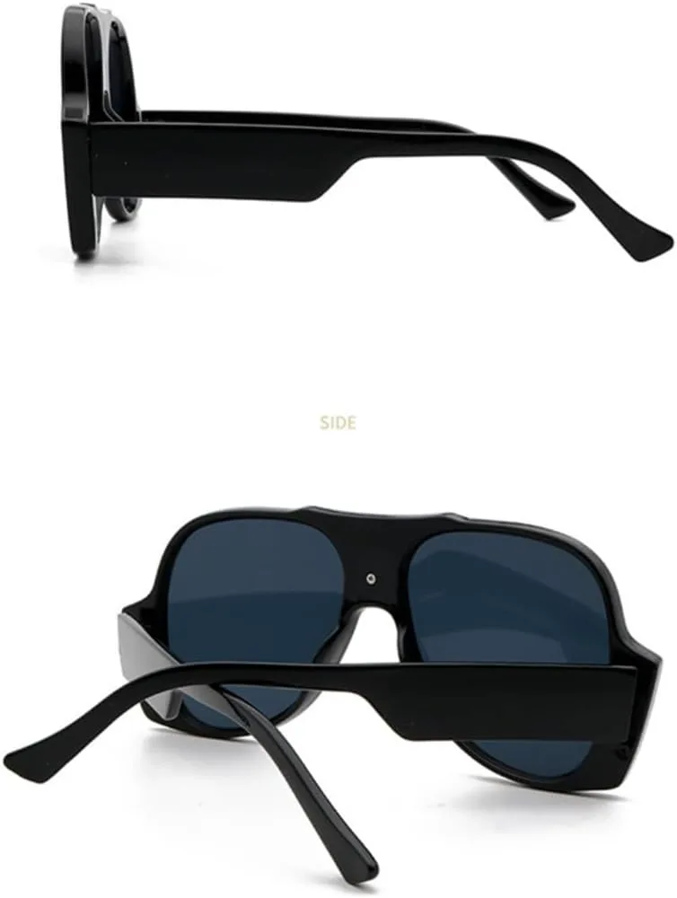 

Солнцезащитные очки для мужчин и женщин, винтажные, роскошные, большие, с защитой от УФ-излучения UV400, крупногабаритные, женские SZVVBKK, Leopard Brown