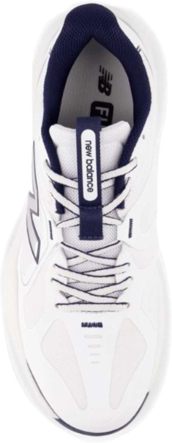 Мужские теннисные кроссовки New Balance FuelCell 796 V5, белый/синий — фото 4