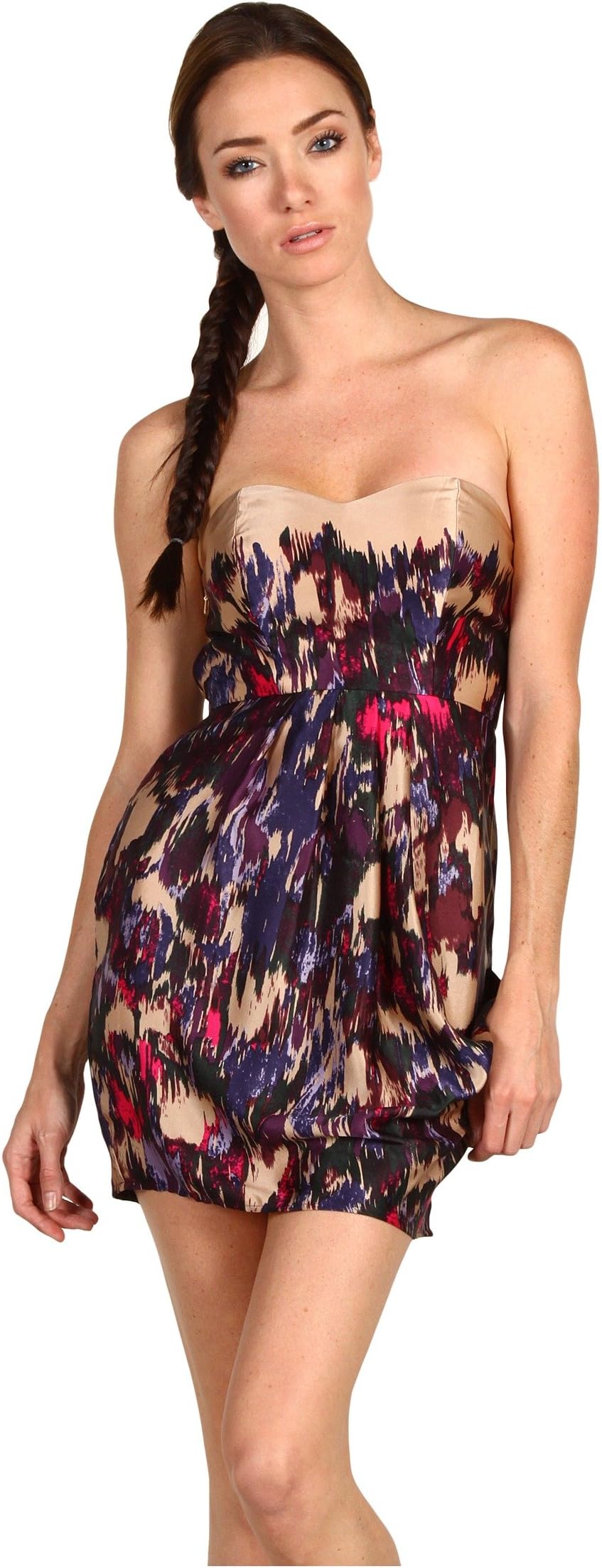 

Платье Twelfth Street by Cynthia Vincent Botoga Ruched Party Dress, цвет Mulit