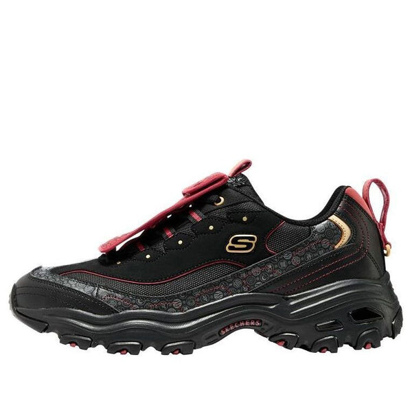 

Кроссовки d'lites 1.0 'black red' Skechers, черный