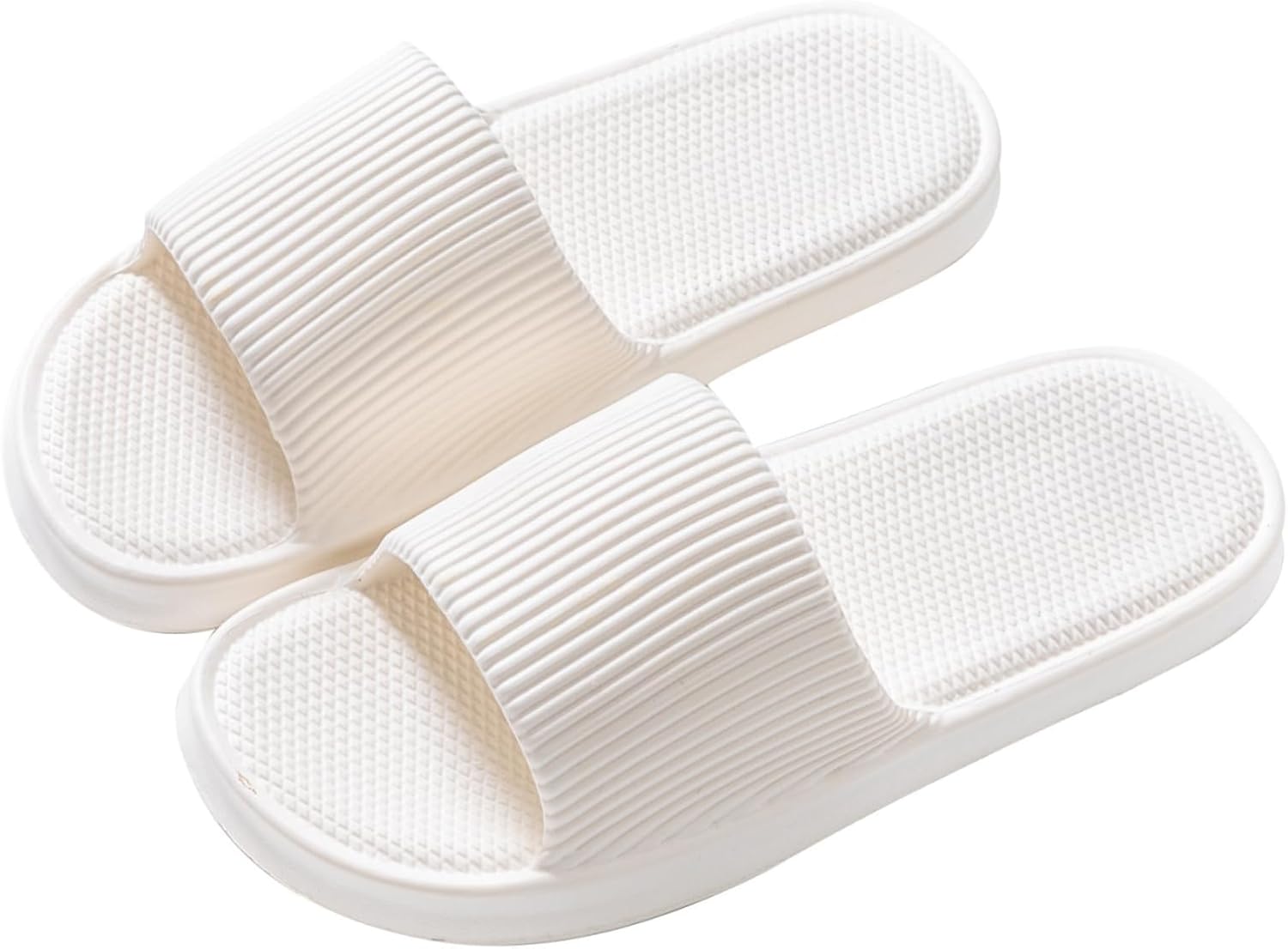 

Домашние тапочки для женщин и мужчин, летние простые полосатые тапочки для ванной и душа, легкие тапочки для пар, для дома и улицы, с нескользящей подошвой, быстро сохнущие, шлепанцы для ванной, повседневная обувь Iwhgrmp, белый
