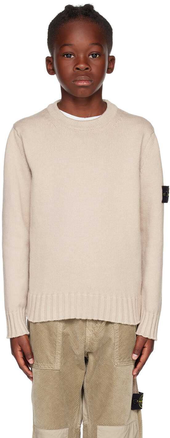 

Детский бежевый свитер 515A2 Stone Island Junior