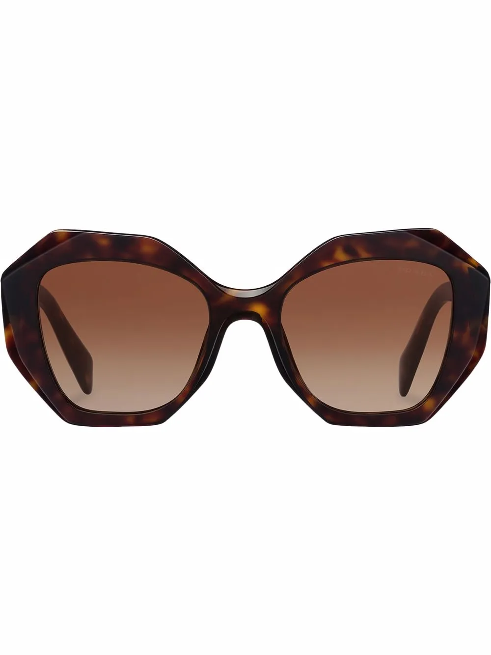 

Солнцезащитные очки Symbole в массивной оправе Prada, коричневый