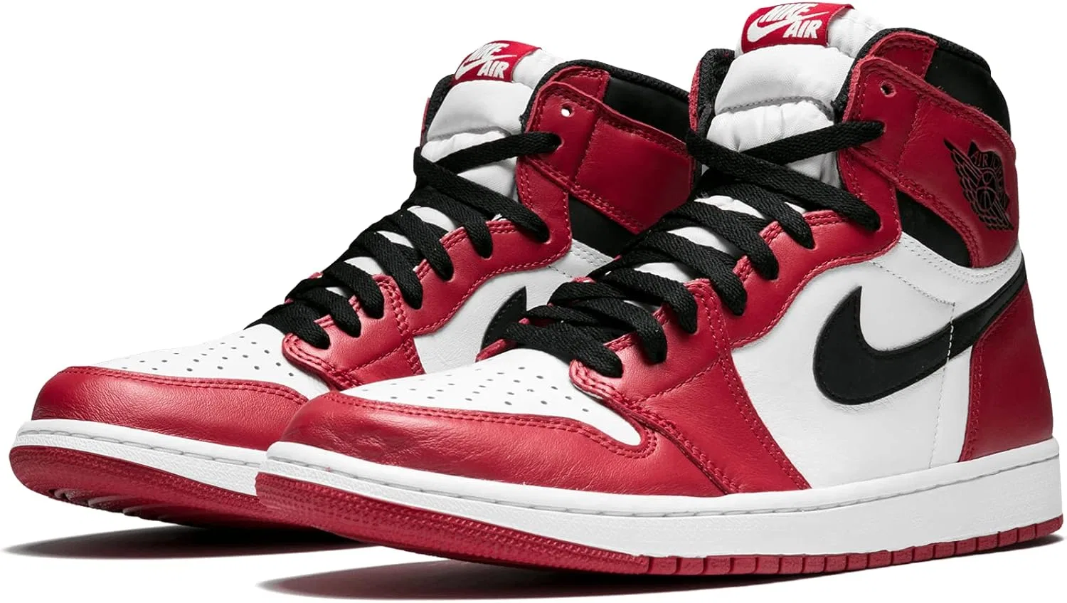 Кроссовки Nike Court Borough Mid Winter, White/Black-Varsity Red — фото 2