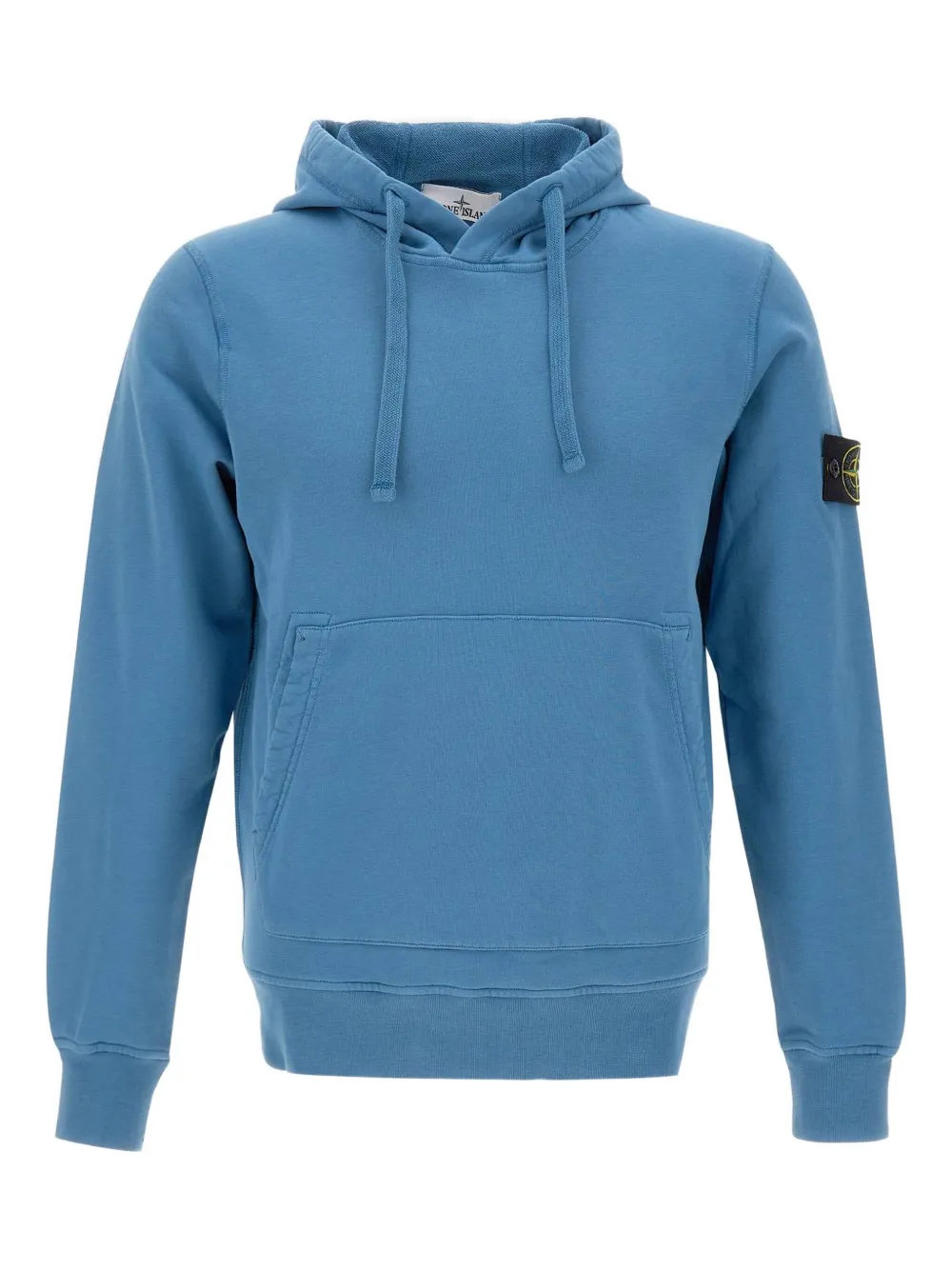 

Хлопковое худи Stone Island, синий