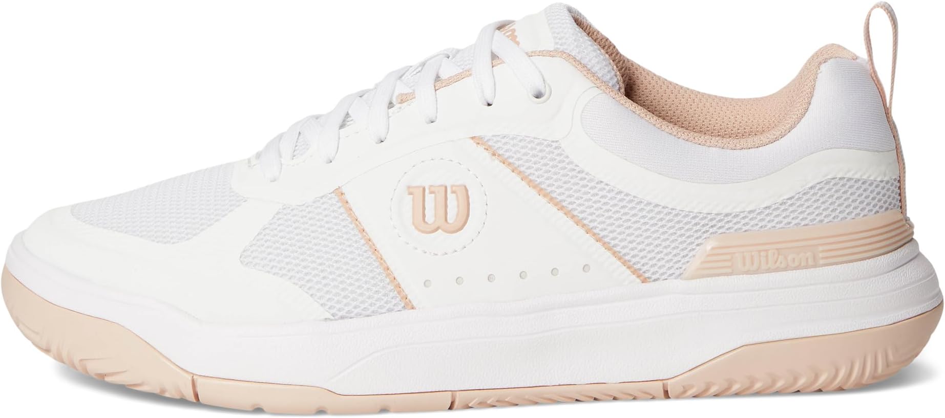 Кроссовки Wilson Pickle Pro, White/White/Cameo Rose — фото 4
