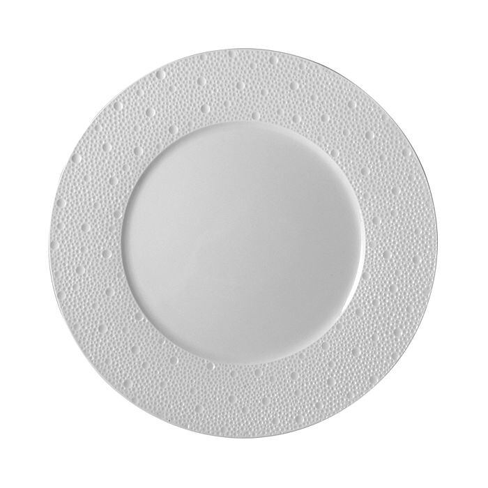 

Сервизная тарелка Bernardaud Ecume белая, белый