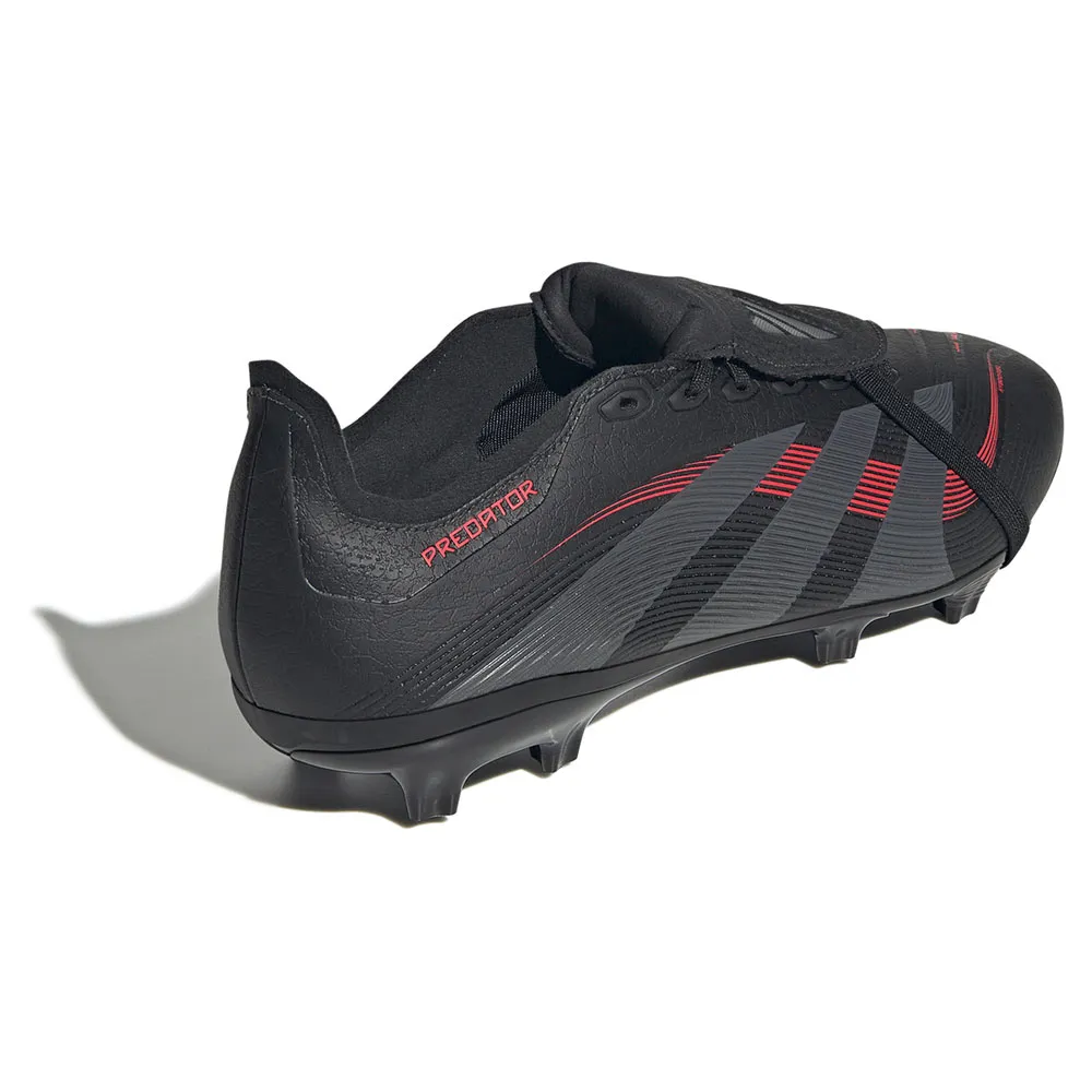 Футбольные бутсы adidas Predator League Fold Over Tongue FG/MG, черный — фото 4