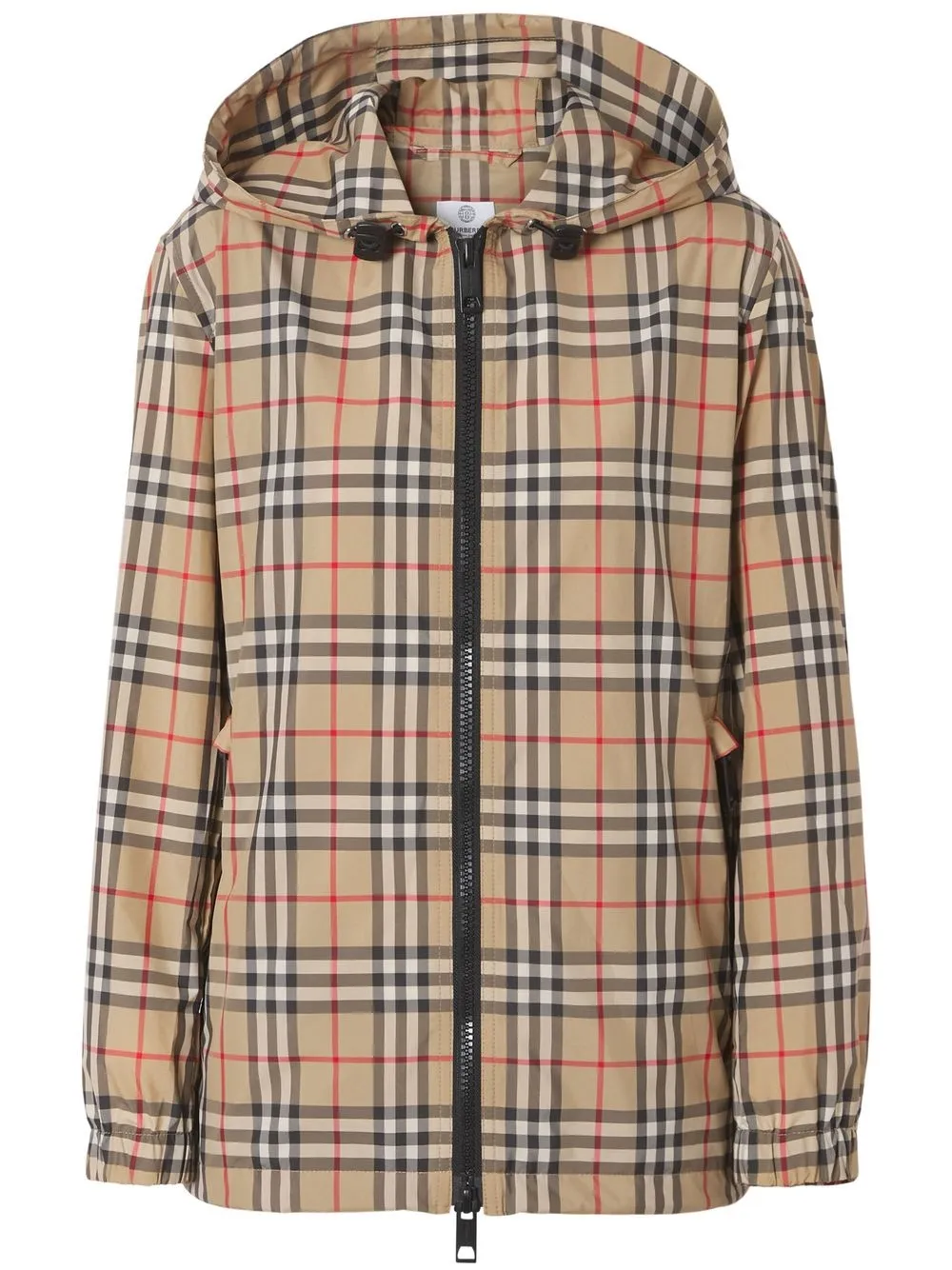 

Куртка с капюшоном и вставками Vintage Check BURBERRY, нейтральный