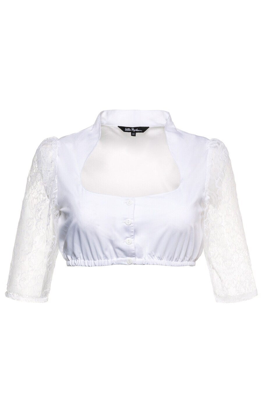 

Укороченный кардиган Ulla Popken Bolero, цвет white/wool white
