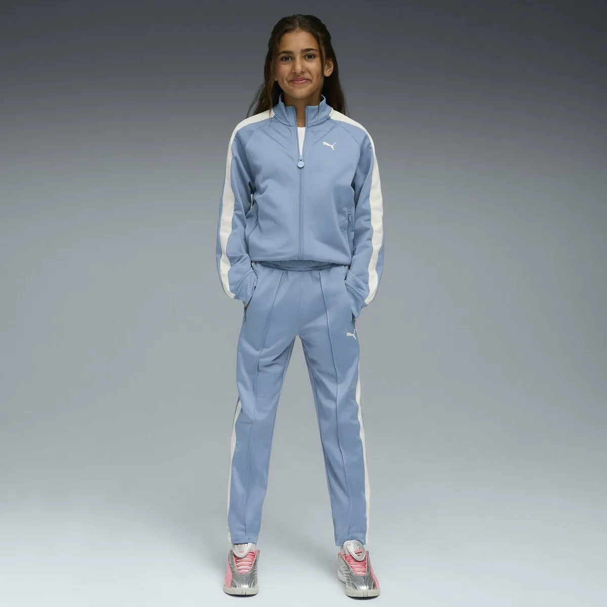 Детские спортивные брюки T7 Always On Slim, размеры 128-164 см PUMA, Cool Blue — фото 3