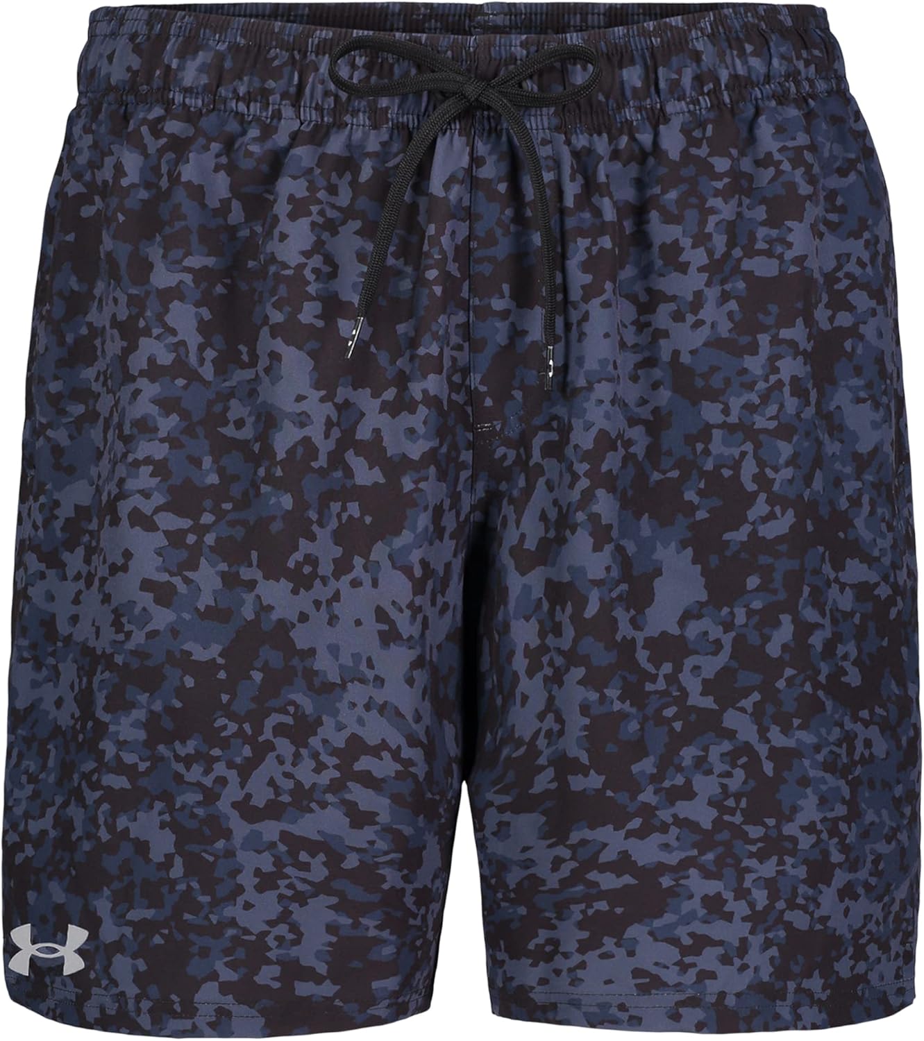 

Мужские компрессионные плавки-шорты Under Armour с подкладкой, затягивающимся шнурком и эластичным поясом, Black Crystal Speckle