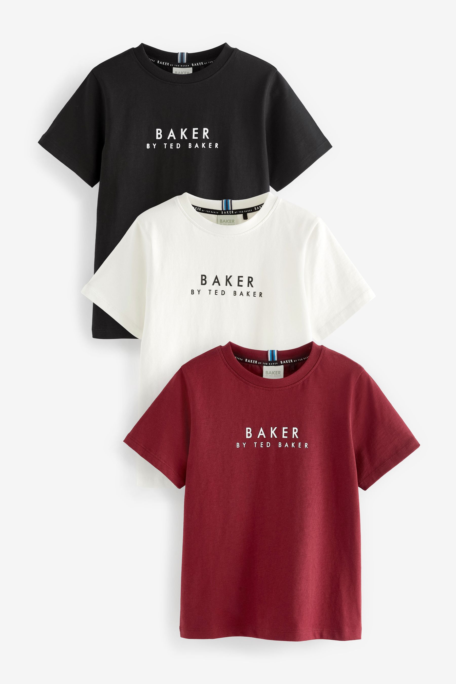 

Набор из 3 футболок Baker by Ted Baker, белый