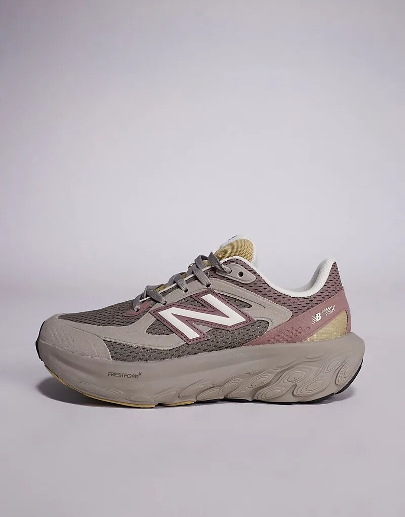 Кроссовки-унисекс New Balance Fresh Foam коричневого и бордового цветов — фото 2
