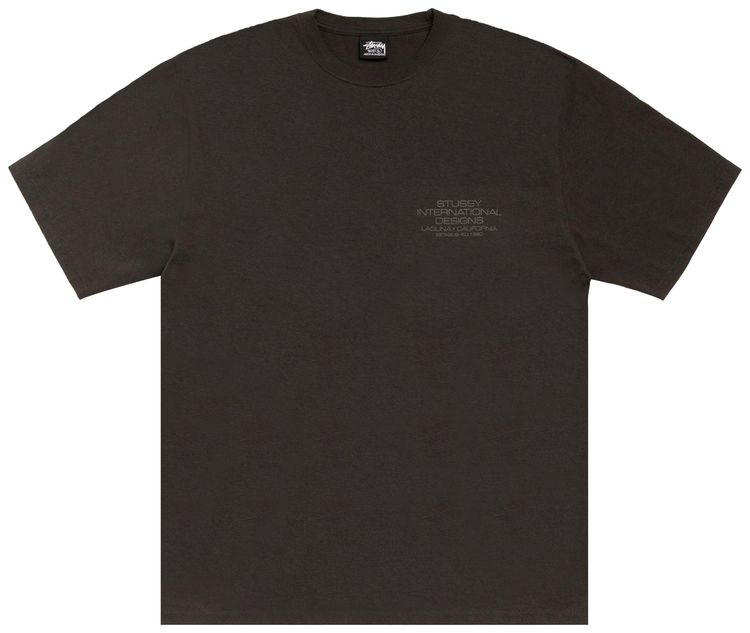 

Футболка Stussy International Design, окрашенная пигментным красителем в цвет «выцветший черный», Черный, Футболка Stussy International Design, окрашенная пигментным красителем в цвет «выцветший черный»