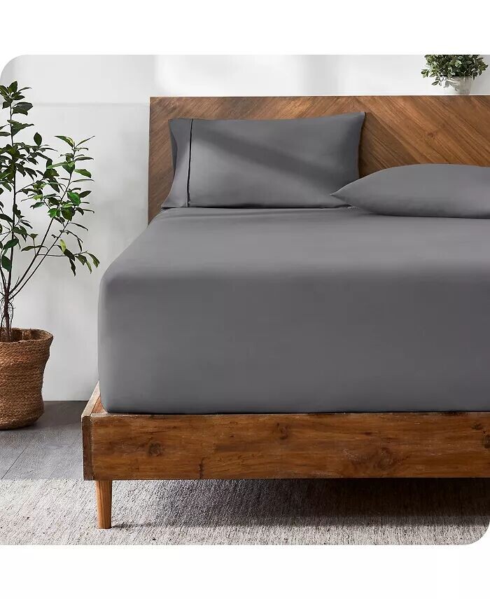 

Простыня Twin XL шириной 24 дюйма с очень глубокими карманами и на подкладке Bare Home, серый