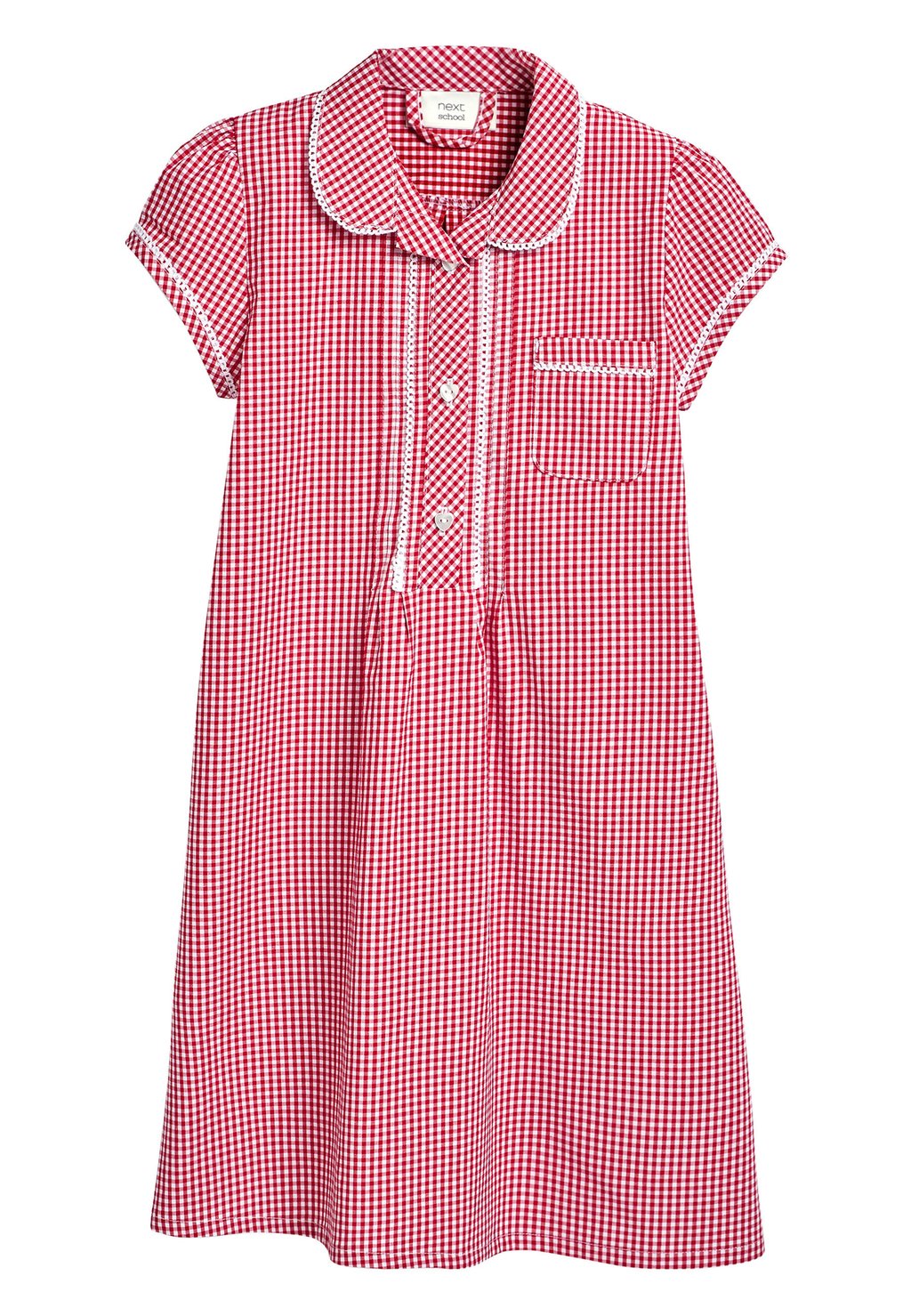 

Летнее платье Button Front Gingham Next, красный