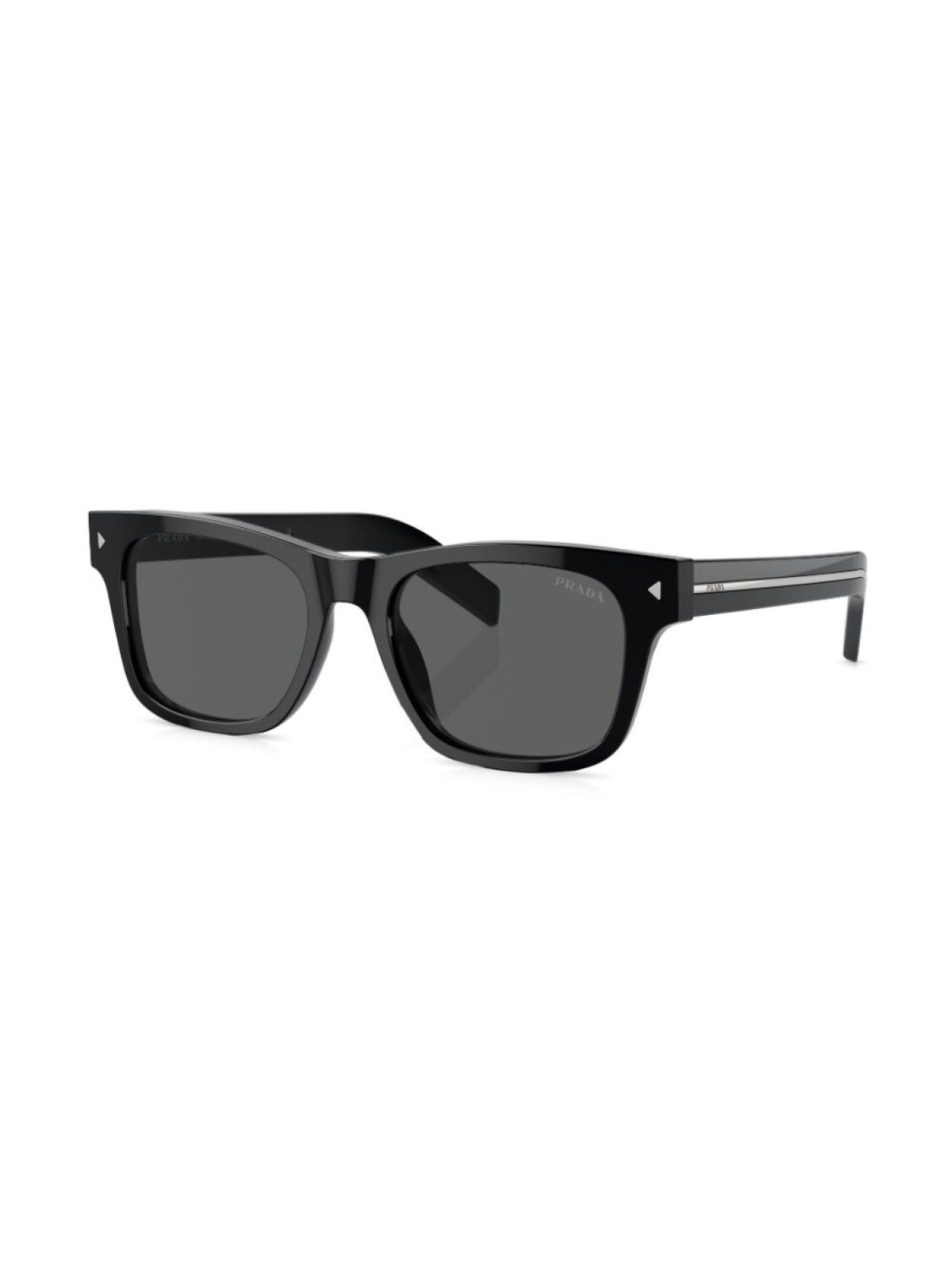 

Солнцезащитные очки в квадратной оправе с логотипом Prada Eyewear, черный