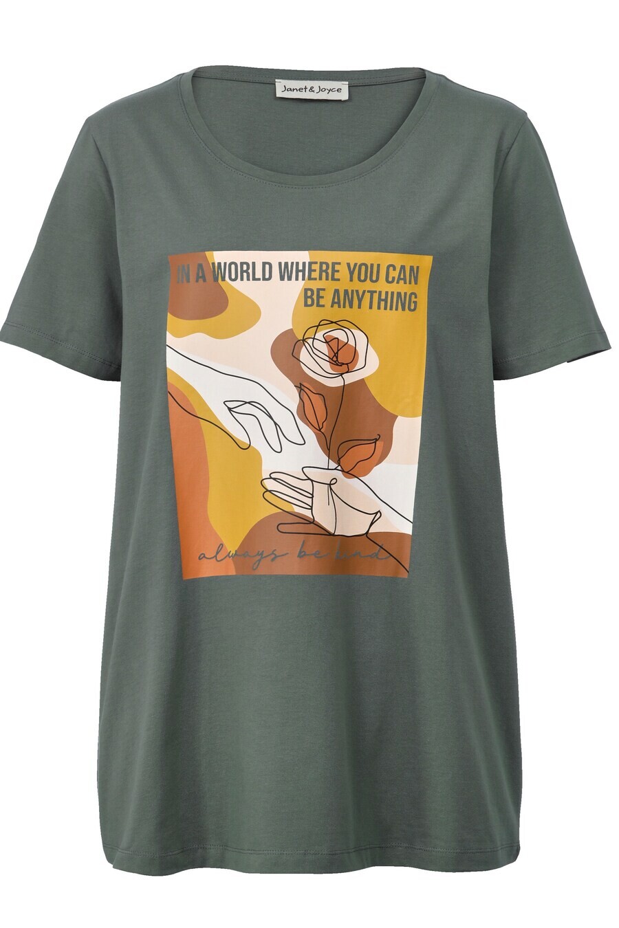 

Футболка Janet & Joyce Shirt, оливковый