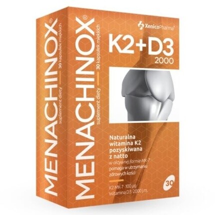 

Ксеникофарма Менахинокс К2+Д3 2000 30 капсул Xenico Pharma