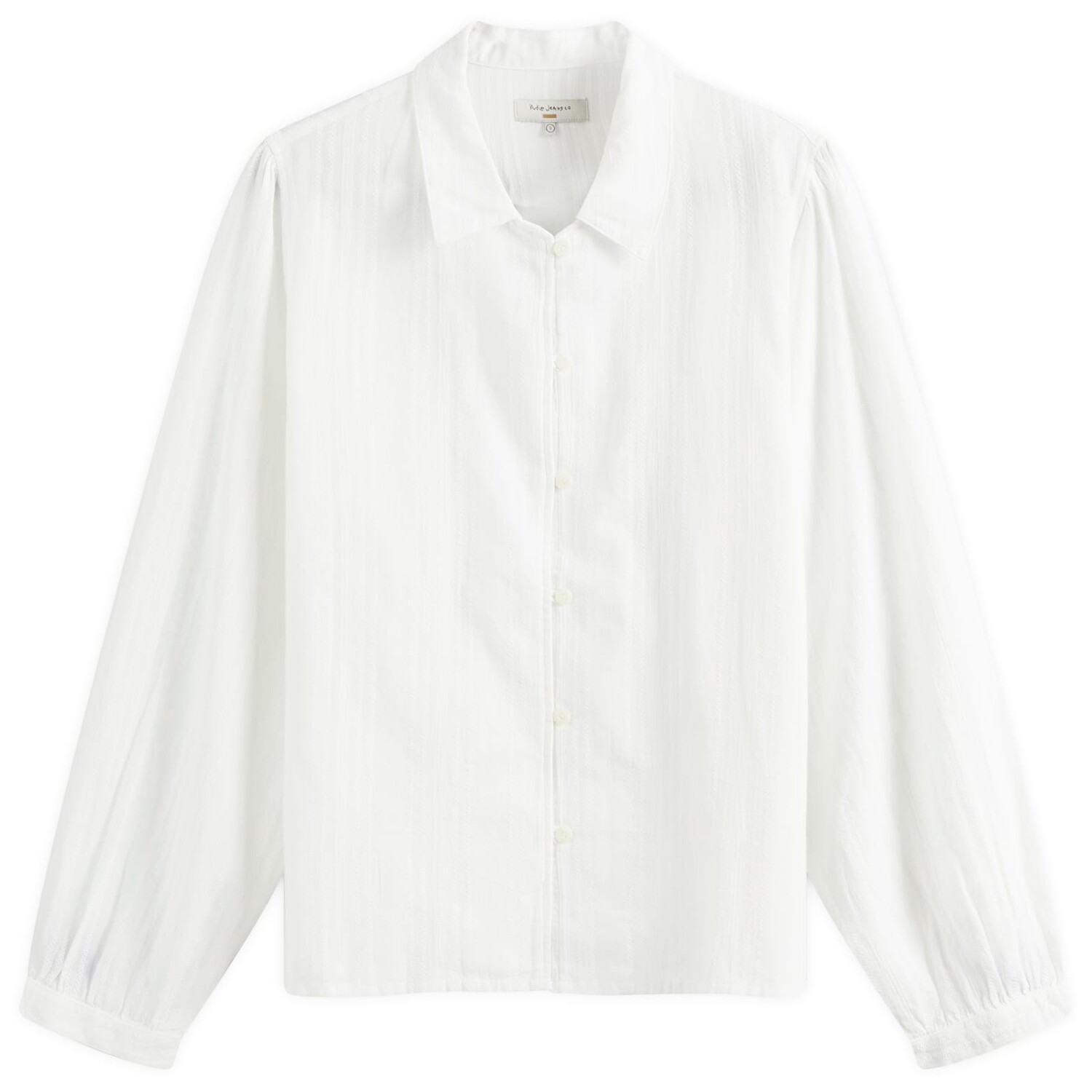 

Рубашка Nudie Edith Striped Dobby Blouse, цвет Off White