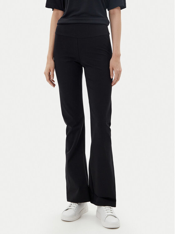 

Леггинсы расклешенного кроя 7W000081 AF12484 UC001 Ea7 Emporio Armani, черный