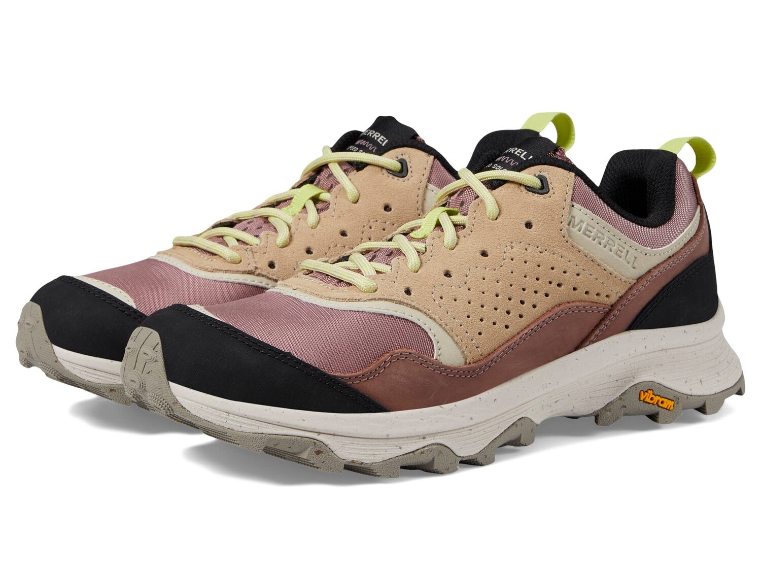 

Треккинговые ботинки Merrell Speed Solo, бежевый/пыльно-розовый