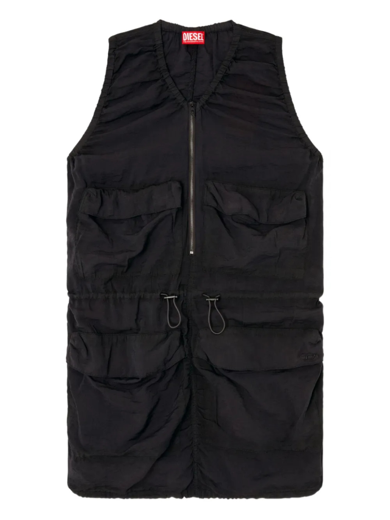 

Diesel платье мини D-Resden, черный