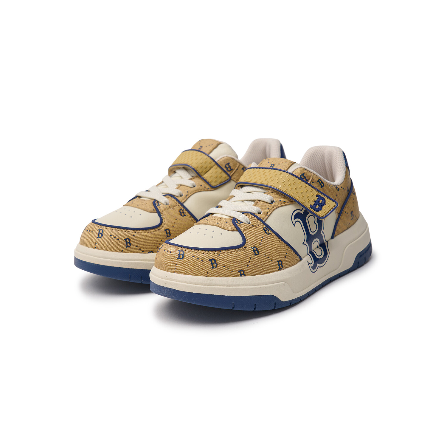 Детские кроссовки для скейтбординга Chunky Liner GS Low-top Black Bleu Mlb, цвет Earth Yellow — фото 3
