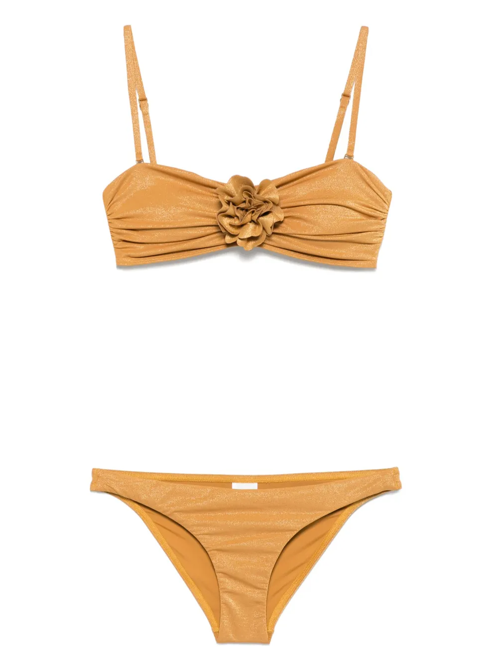 

Топ бикини Lucky Flower ZIMMERMANN, коричневый