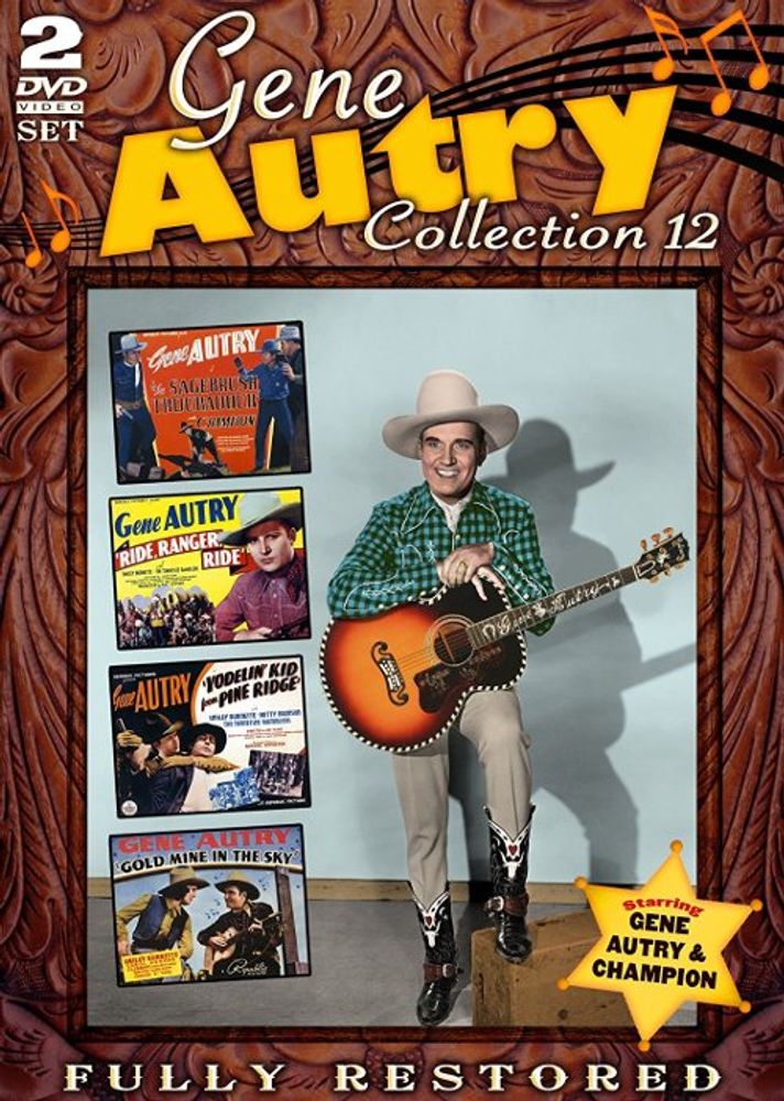 

Диск DVD Gene Autry Movie Collection 12