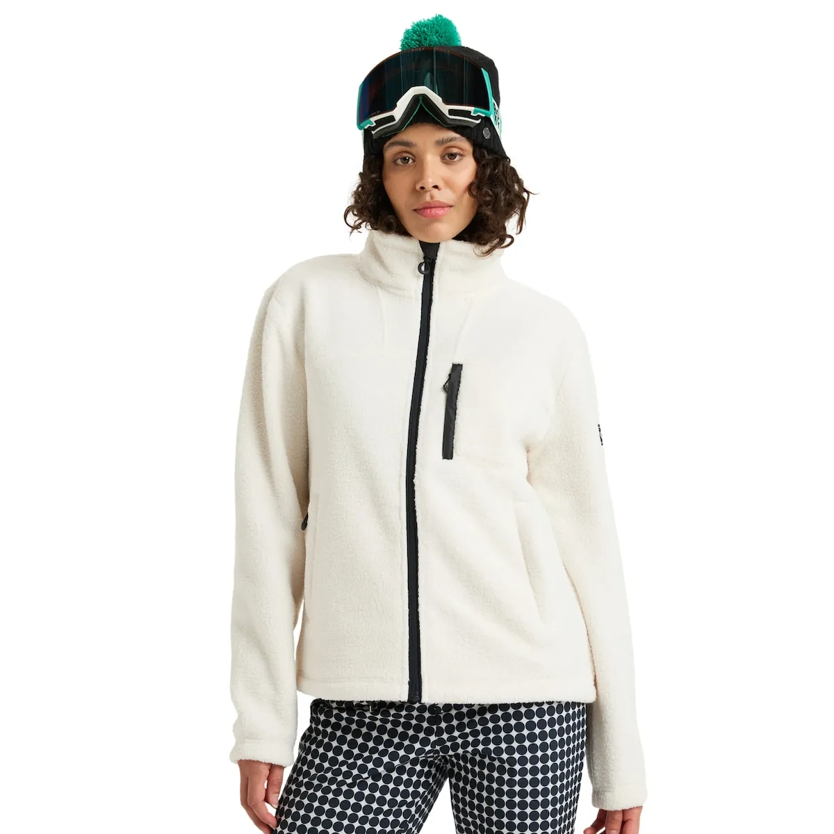 

Женская толстовка Alabama на молнии сплошного цвета Roxy