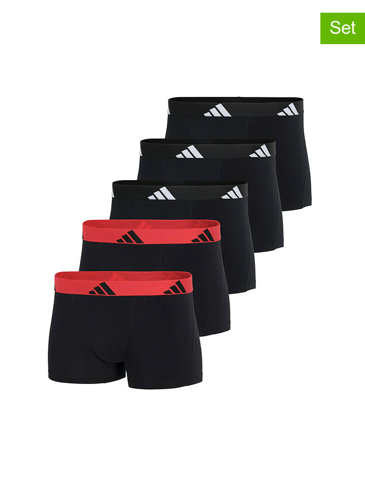 

Adidas Комплект из 5 штук: боксерские трусы черного цвета