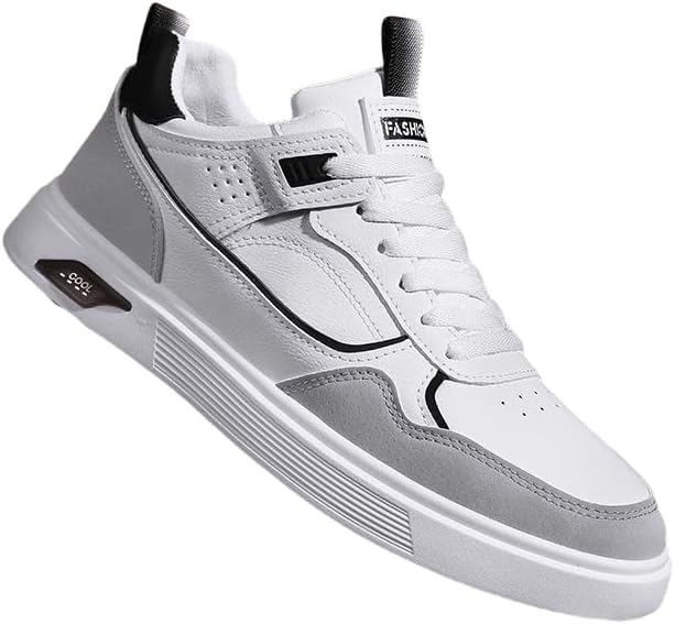 

Мужские кеды низкие - повседневные кроссовки на шнуровке, удобная тканевая стелька, повседневная обувь, спортивные туфли, легкие и дышащие Hoalox, белый