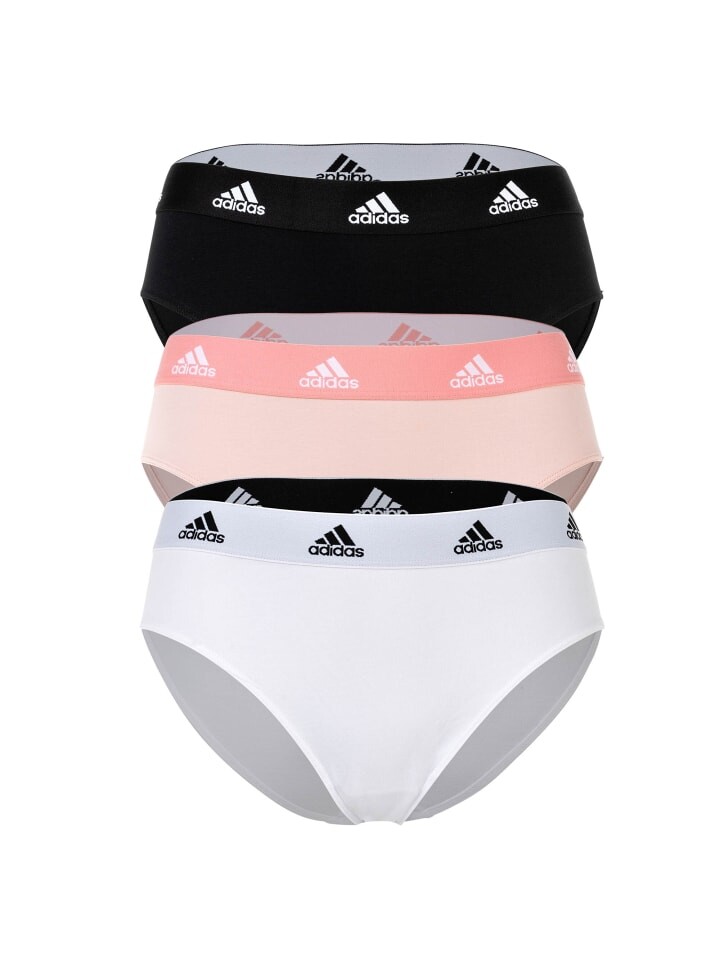 

Трусы adidas Slip 3er Pack, цвет schwarz/weiß/rosa