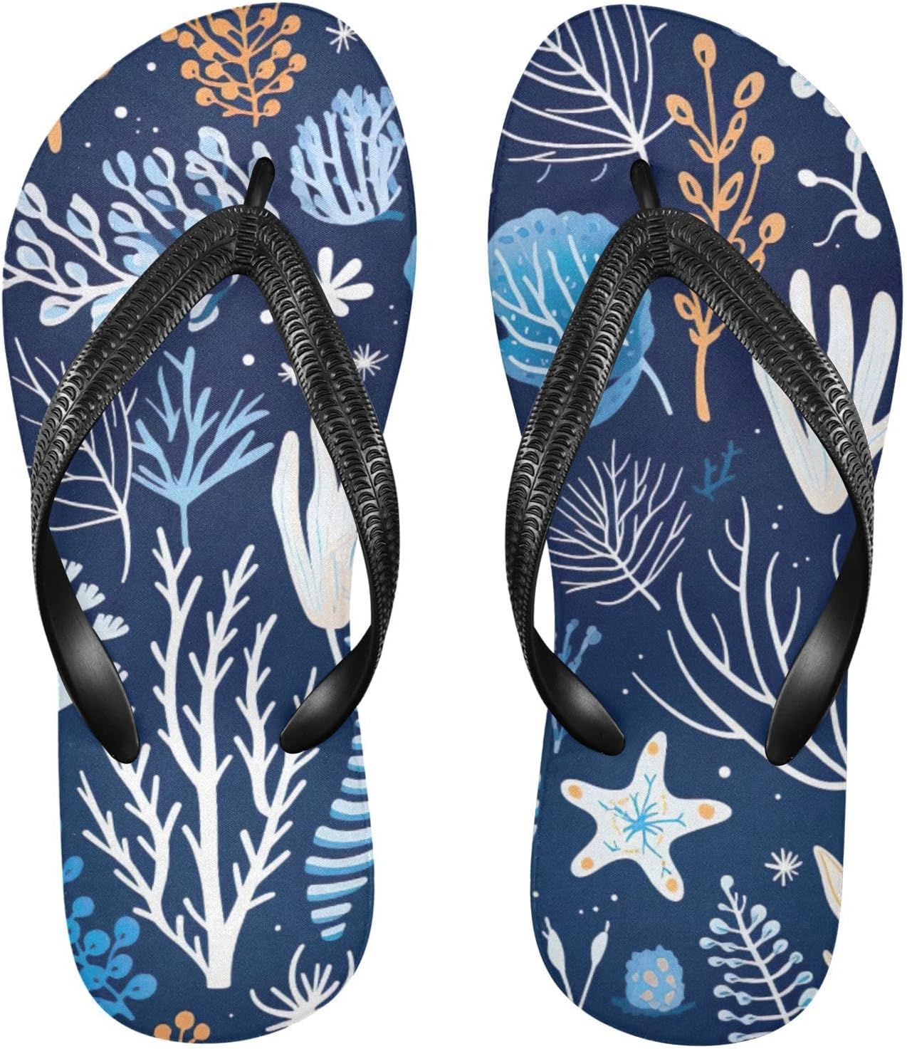 

Женские и мужские летние пляжные шлепанцы кораллово-голубого цвета, повседневные, для душа Kfbe