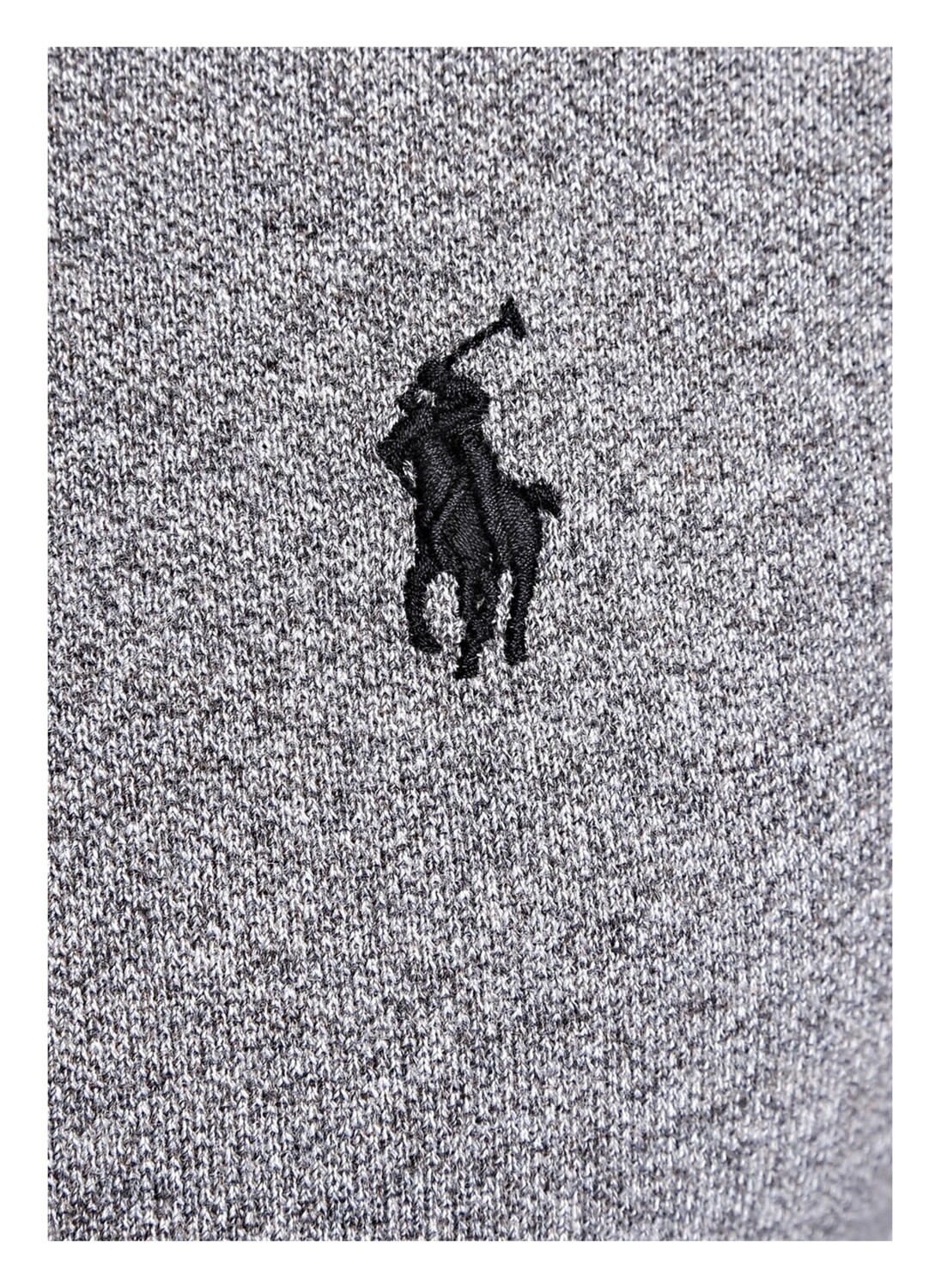 Рубашка поло POLO RALPH LAUREN Piqué Slim Fit, серый — фото 4