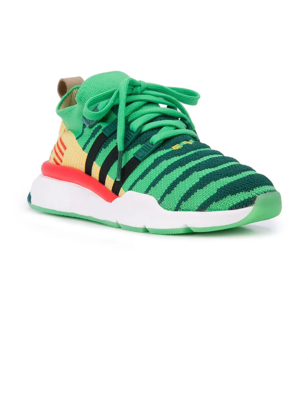 Кроссовки Dragonball Z EQT Support Mid ADV Primeknit adidas, зеленый — фото 2