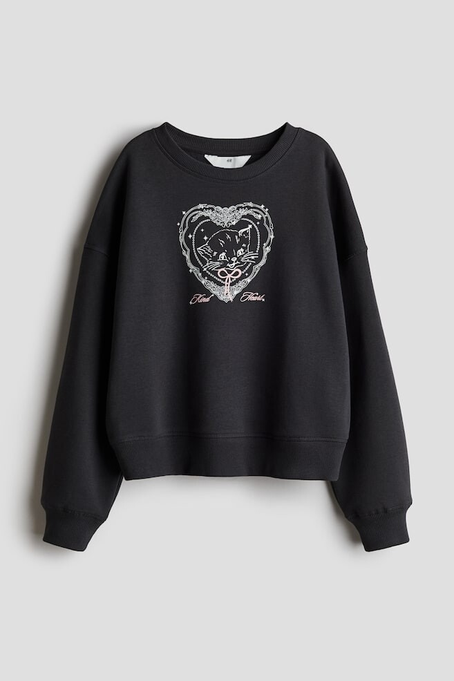 

Толстовка с мотивом H&M, серый