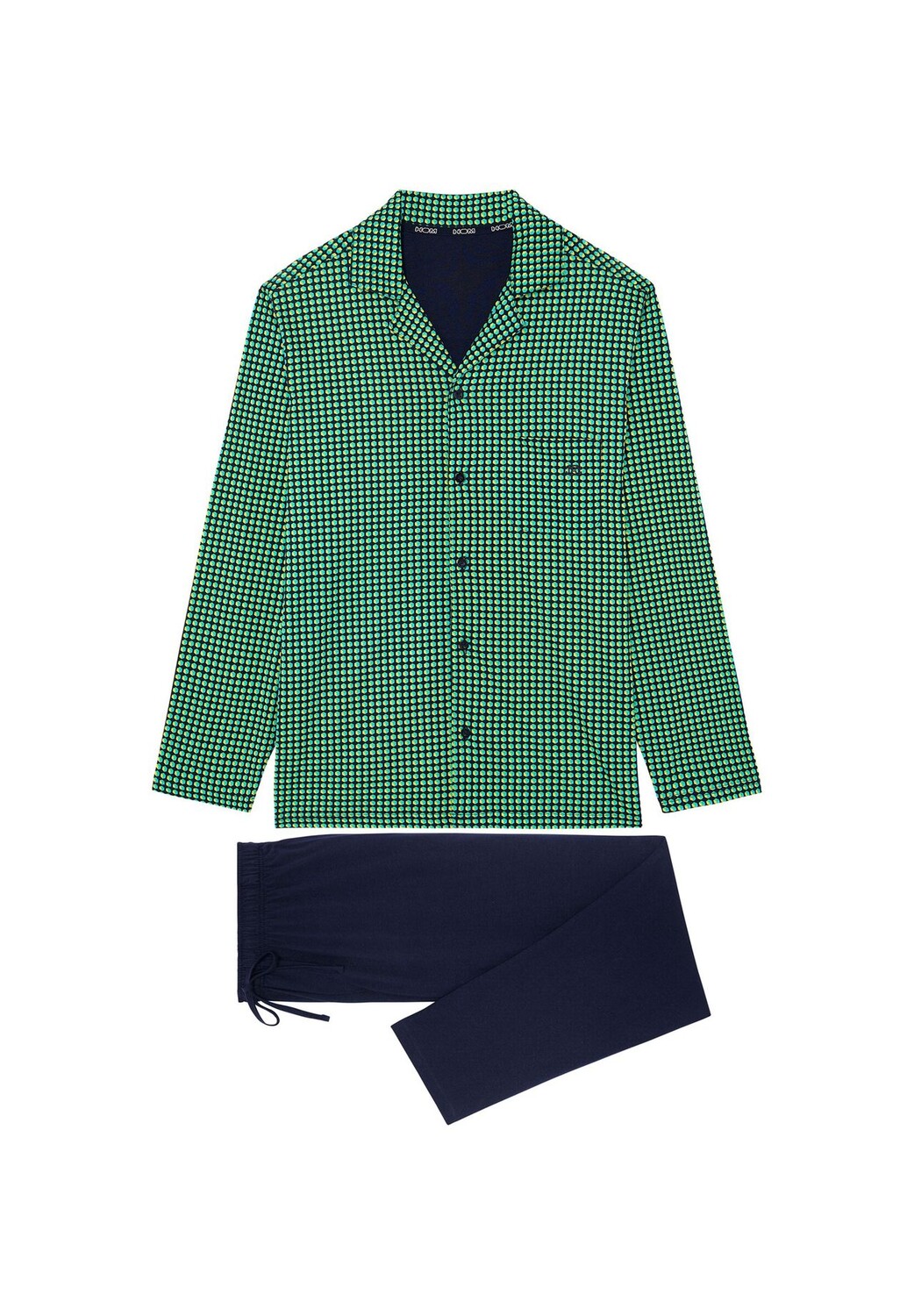 

Пижама Филиппо HOM, цвет Navy Green Print
