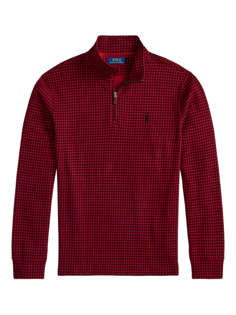 

Свитер в клетку гингем POLO RALPH LAUREN, красный