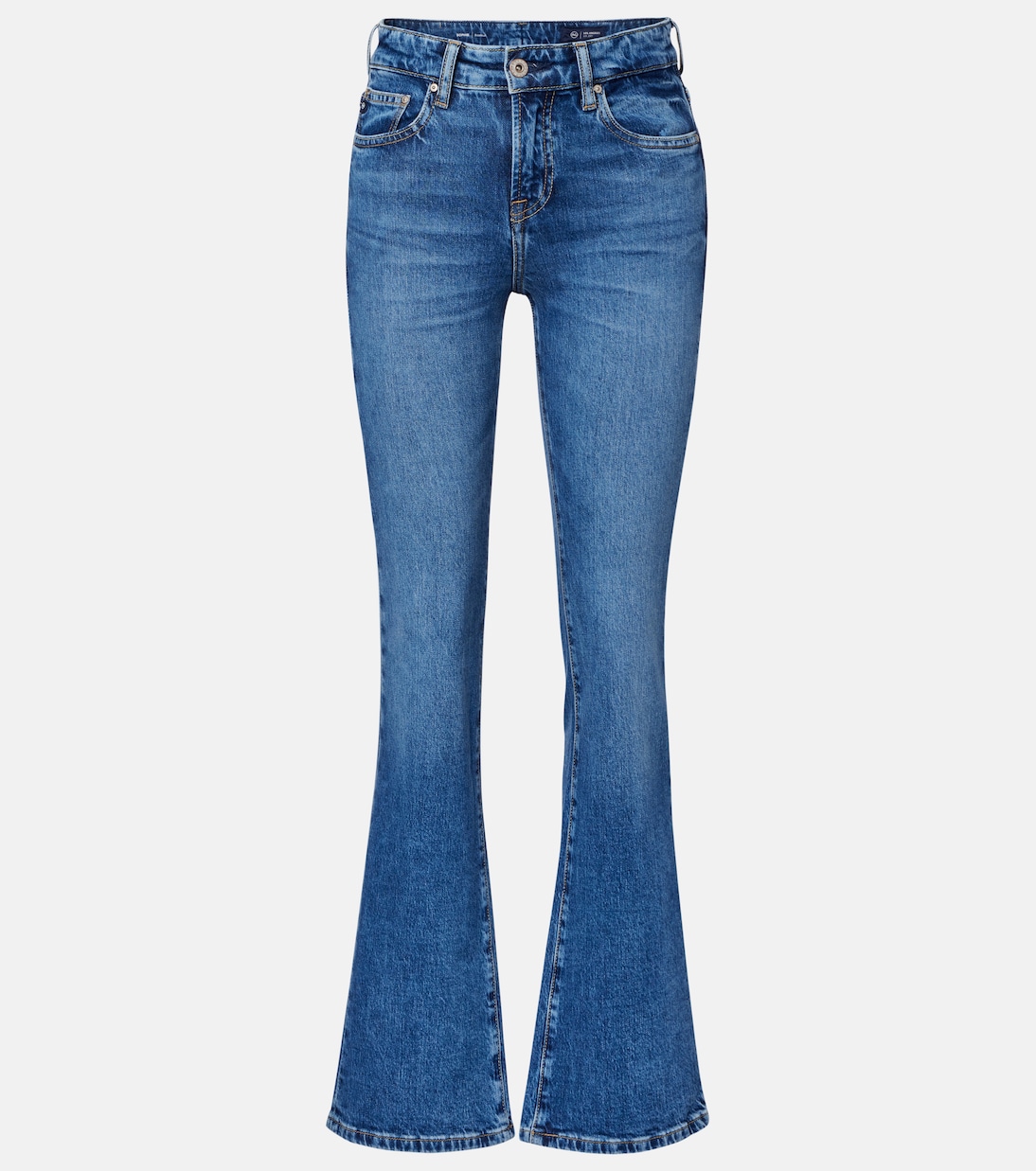 

Джинсы Sophie с заниженной талией и расклешенными штанинами AG Jeans, Adrian