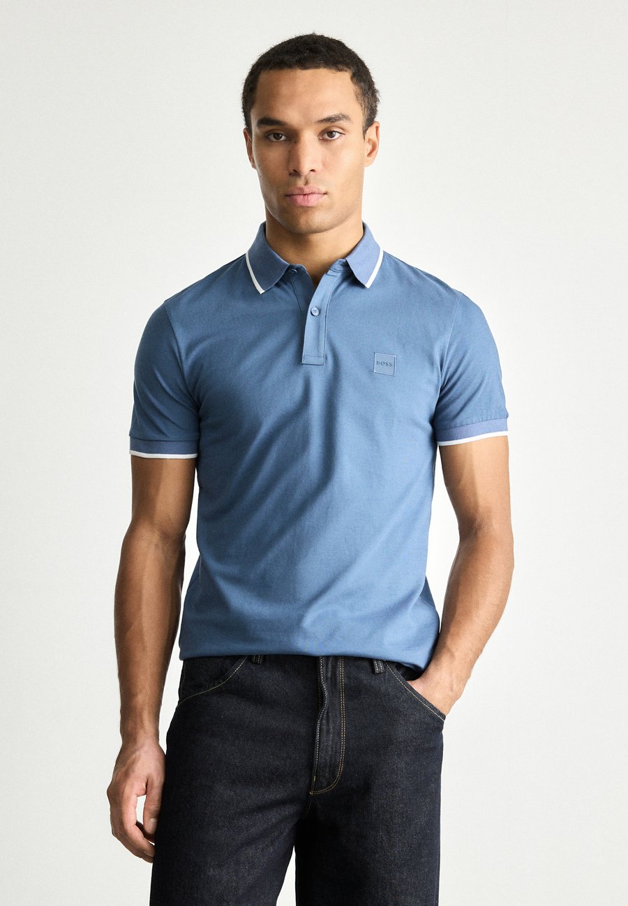 

Поло BOSS PASSERTIP, Open Blue/Blue, Синий, Поло BOSS PASSERTIP, Open Blue/Blue