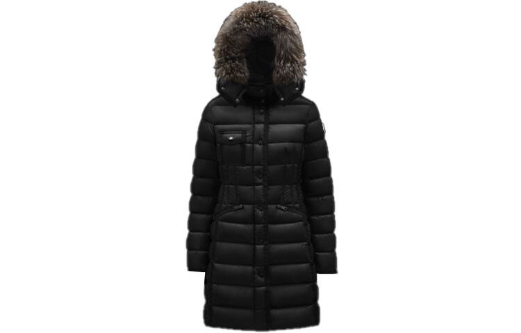 

Пуховик женский черный Moncler