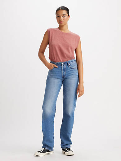 

Легкие женские джинсы 501 90-х годов Levi's, цвет Underline - Medium Wash