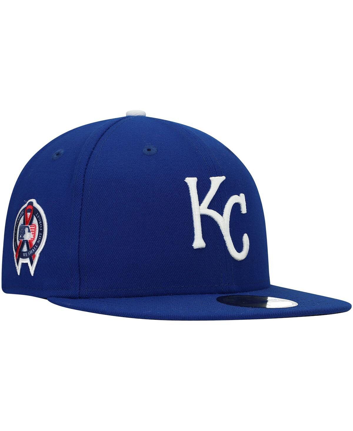 

Мужская шляпа Royal Kansas City Royals 9, 11 с мемориальной боковой нашивкой 59Fifty. New Era